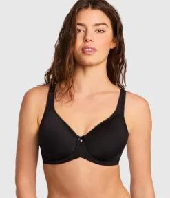 Wacoal Seamless|Underwire * Retro Chic Underwire T-Shirt Bra Black