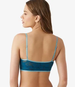 Wacoal Bralettes|Unlined * hadow cene Braette Blue Coral