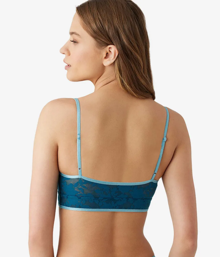 Wacoal Bralettes|Unlined * hadow cene Braette Blue Coral