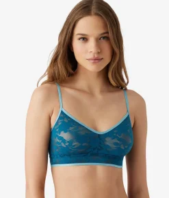 Wacoal Bralettes|Unlined * hadow cene Braette Blue Coral