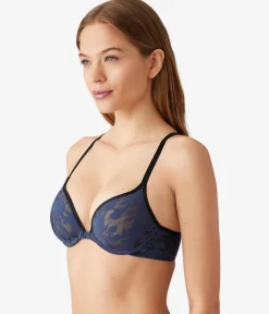 Wacoal Push Up|Bras * Shadow Scene Front Close Push Up Bra Mood Indigo