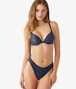 Wacoal Push Up|Bras * Shadow Scene Front Close Push Up Bra Mood Indigo