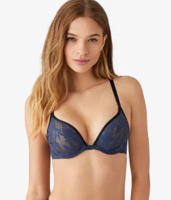 Wacoal Push Up|Bras * Shadow Scene Front Close Push Up Bra Mood Indigo