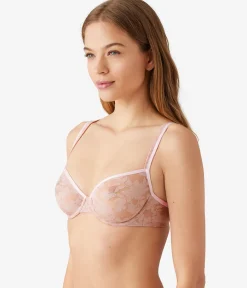 Wacoal Unlined|Lace * Shadow Scene Underwire Bra Blush Pink