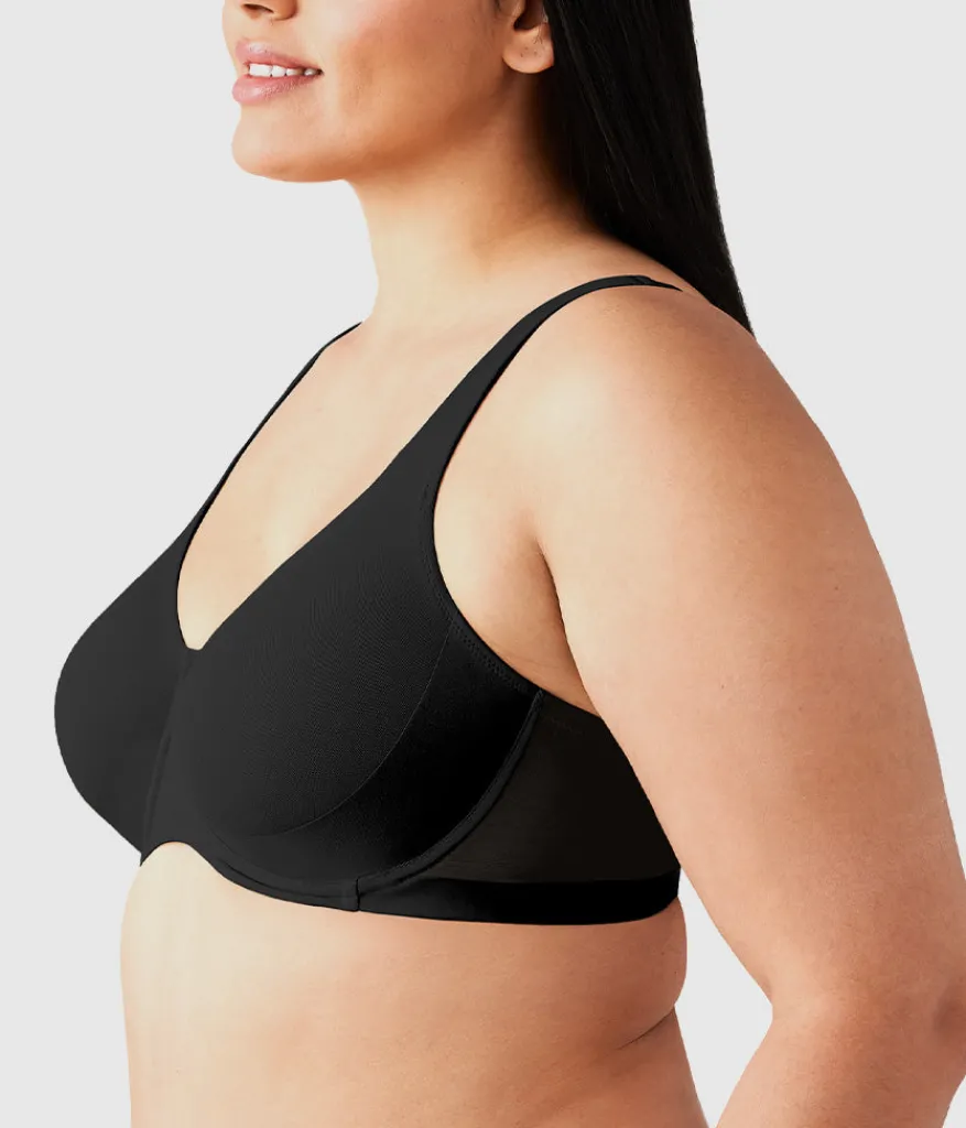 Wacoal Full Figure|Unlined * Shape Revelation® Pendulous Underwire Bra Black