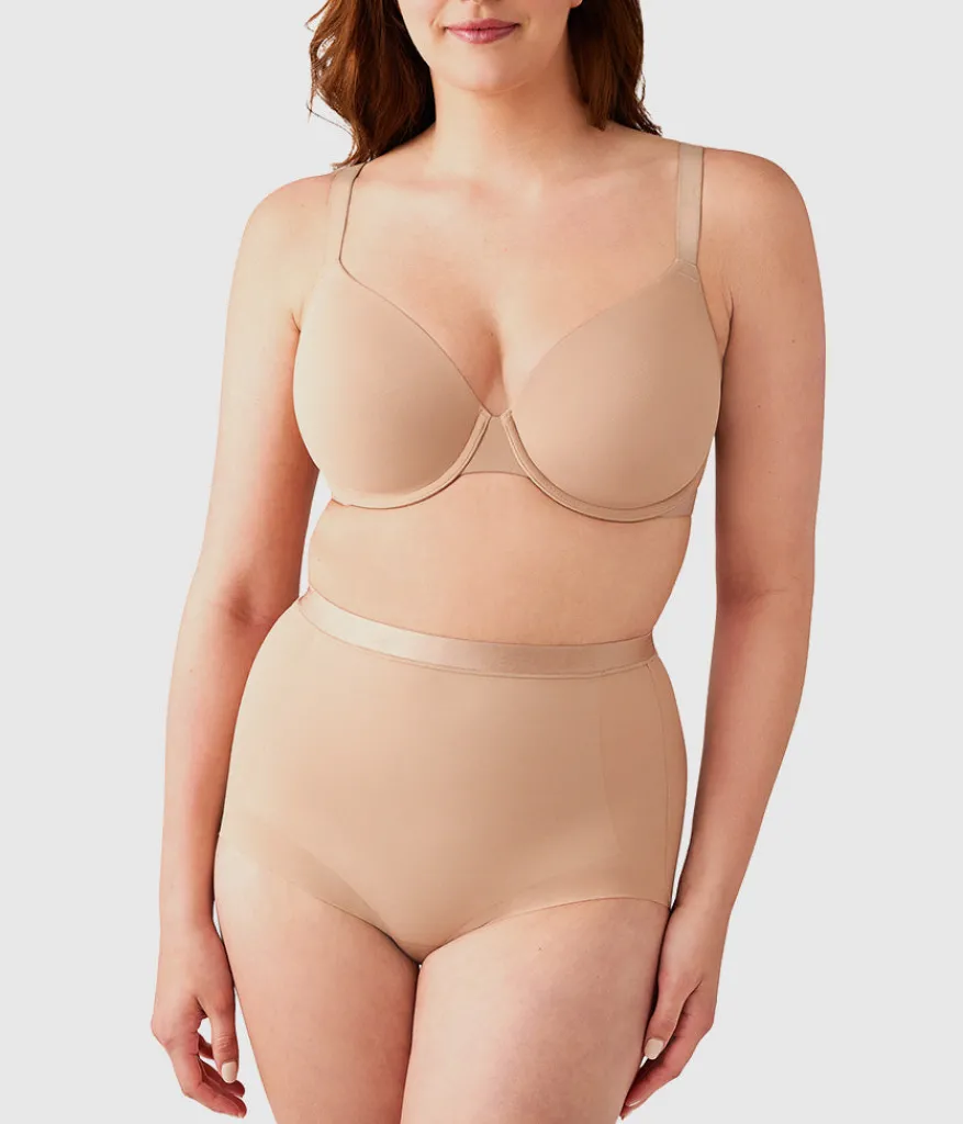 Wacoal Seamless|T-Shirt * Shape Revelation® Shallow Top Underwire T-Shirt Bra Praline
