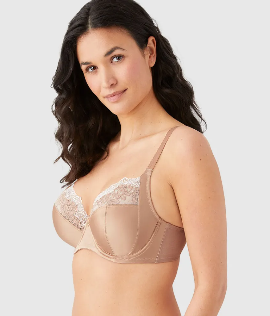Wacoal Full Figure|Unlined * Side Note Underwire Bra Roebuck