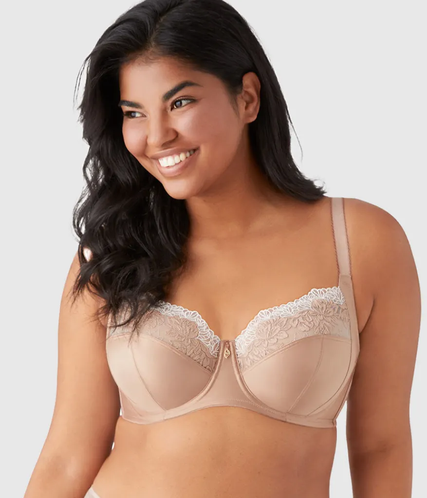 Wacoal Full Figure|Unlined * Side Note Underwire Bra Roebuck