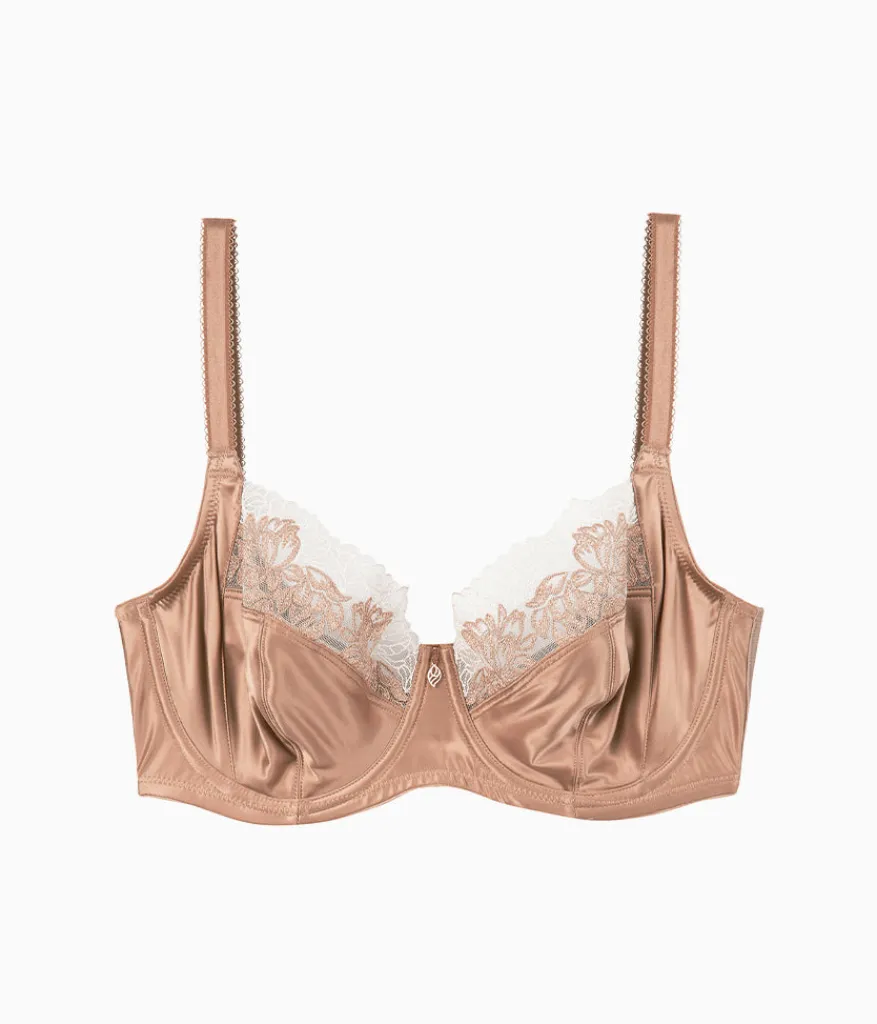 Wacoal Full Figure|Unlined * Side Note Underwire Bra Roebuck