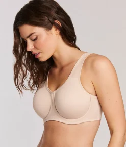 Wacoal Full Figure|Unlined * Simone Sport Underwire Bra Sand