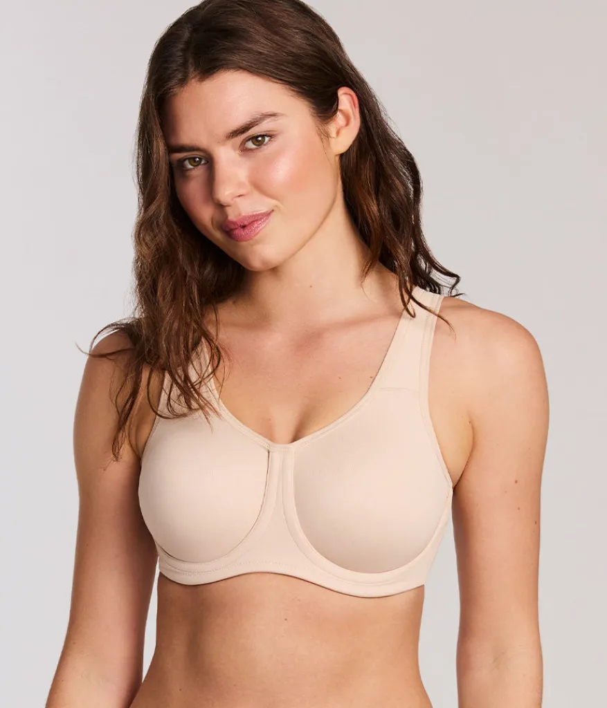 Wacoal Full Figure|Unlined * Simone Sport Underwire Bra Sand