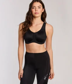 Wacoal Full Figure|Unlined * Simone Sport Underwire Bra Black