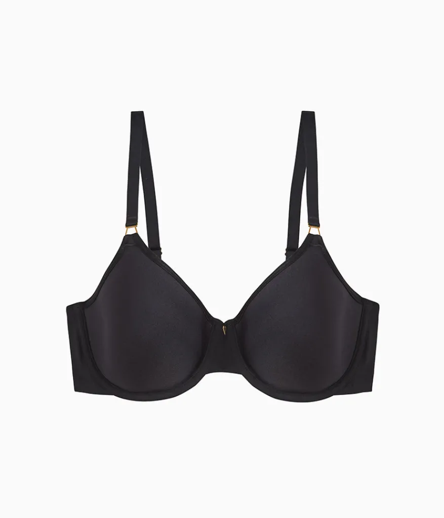 Wacoal Full Figure|Racerback/Convertible * Simply Done T-Shirt Bra Black