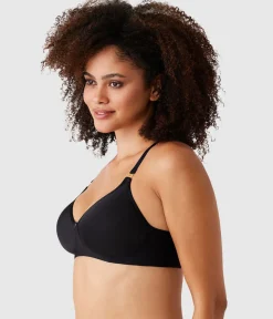Wacoal Full Figure|Seamless * Simply Done Wire Free T-Shirt Bra Black
