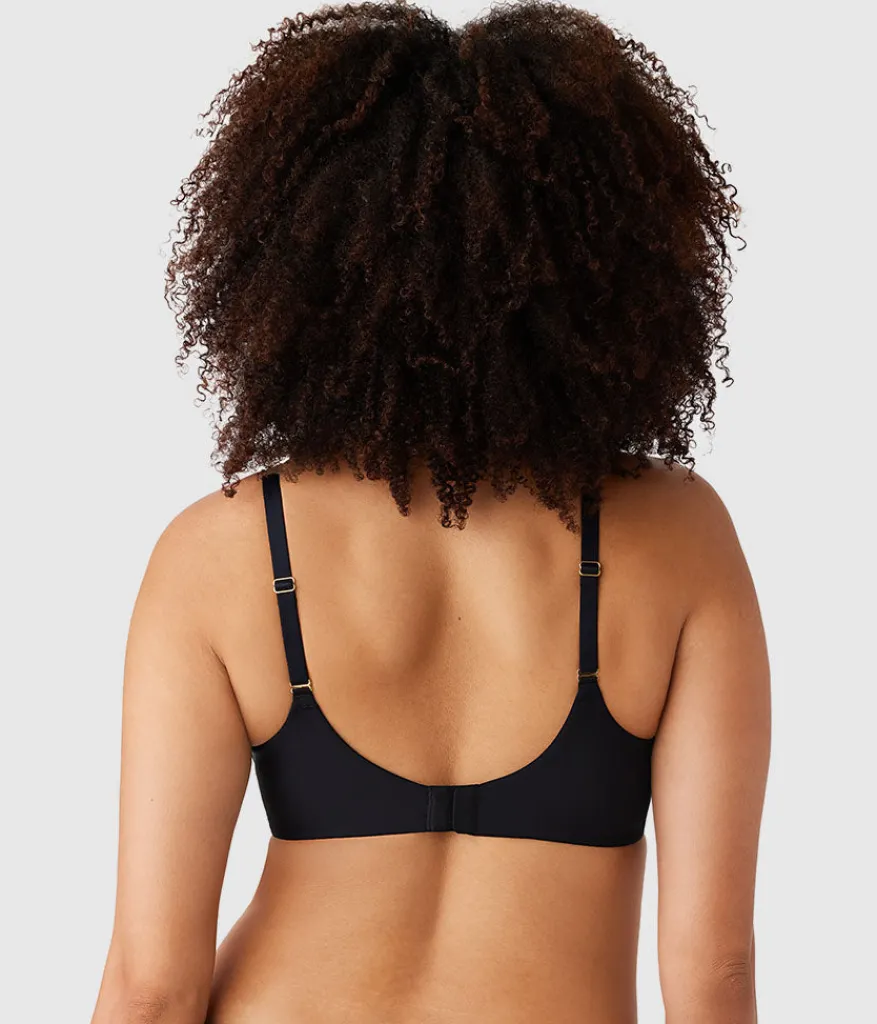Wacoal Full Figure|Seamless * Simply Done Wire Free T-Shirt Bra Black