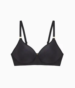 Wacoal Full Figure|Seamless * Simply Done Wire Free T-Shirt Bra Black