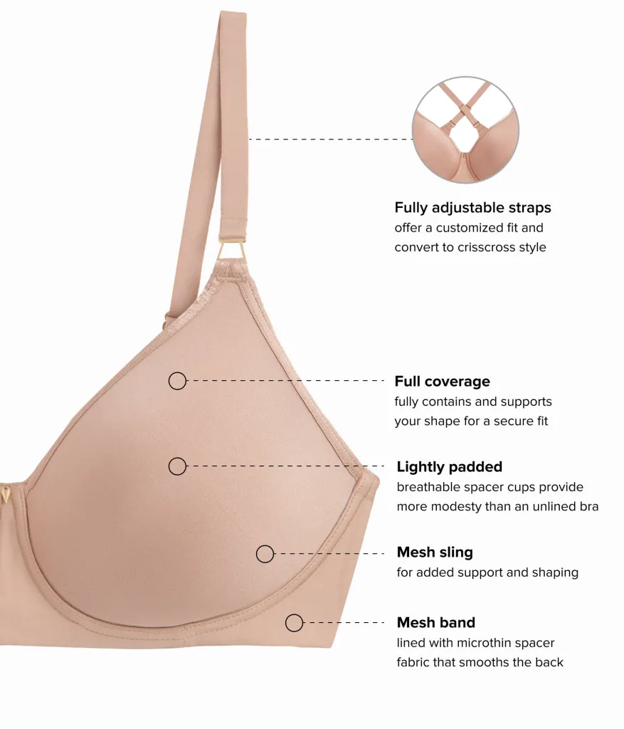 Wacoal Full Figure|Seamless * Simply Done Wire Free T-Shirt Bra Roebuck