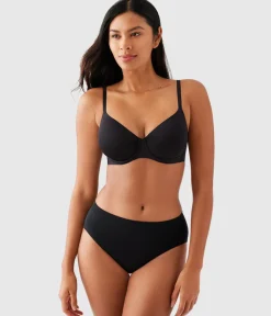 Wacoal Unlined|Seamless * Sleek Standard Underwire Bra Black