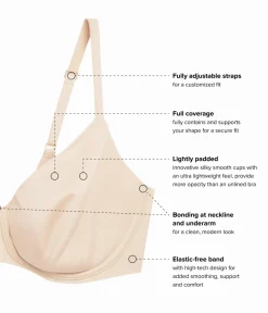 Wacoal Unlined|Seamless * Sleek Standard Underwire Bra Sand