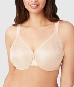Wacoal Unlined|Seamless * Slimline Seamless Underwire Minimizer Bra Sand