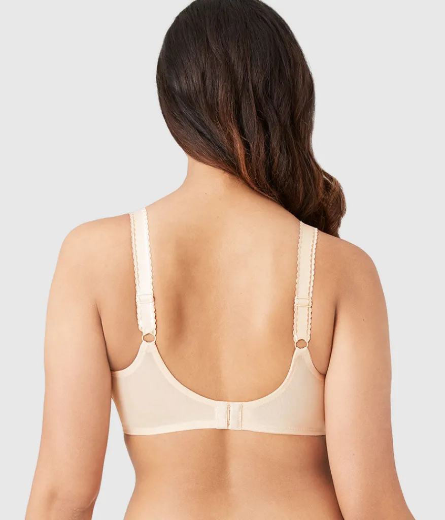 Wacoal Unlined|Seamless * Slimline Seamless Underwire Minimizer Bra Sand