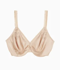 Wacoal Unlined|Seamless * Slimline Seamless Underwire Minimizer Bra Sand