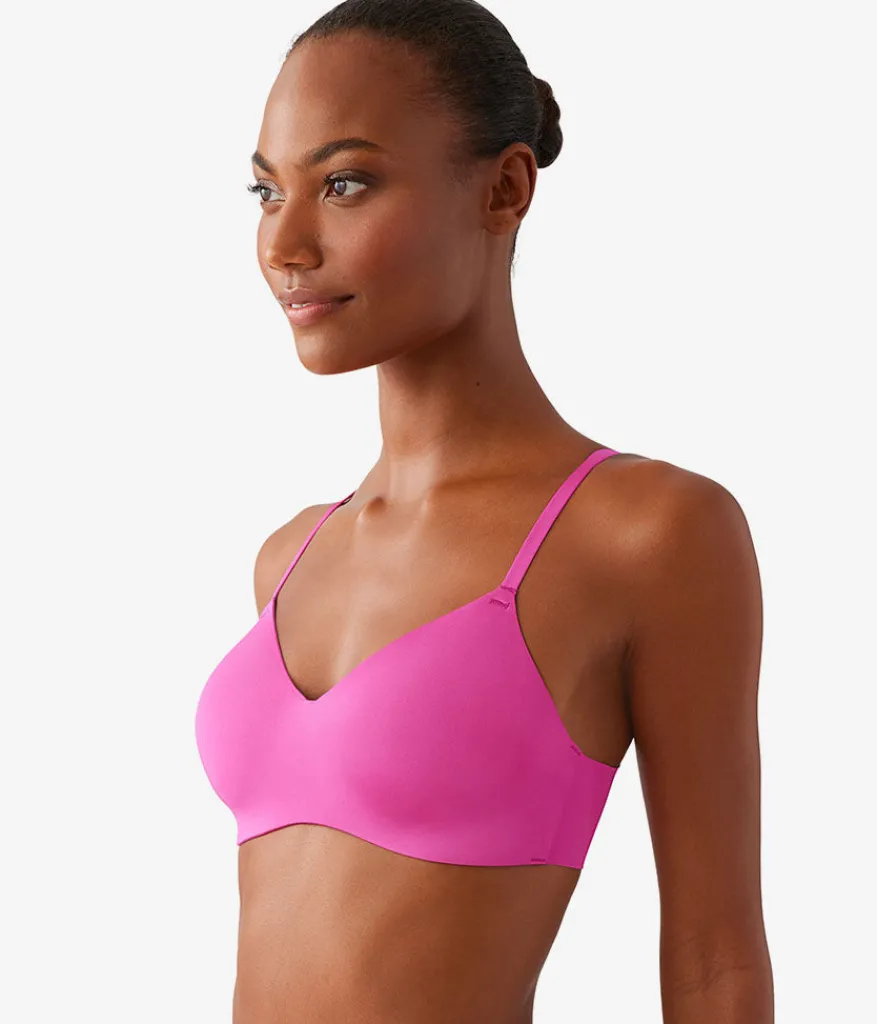 Wacoal Seamless|Wireless * Spotlight Wire Free T-Shirt Bra Fuchsia Red