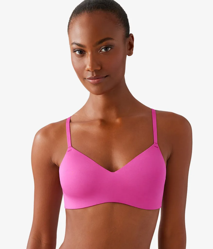 Wacoal Seamless|Wireless * Spotlight Wire Free T-Shirt Bra Fuchsia Red
