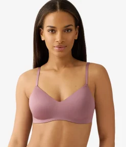 Wacoal Seamless|Wireless * Spotlight Wire Free T-Shirt Bra Grape Shake
