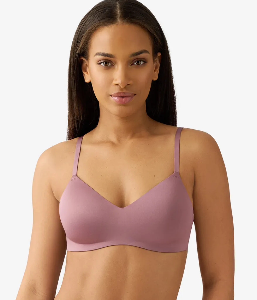 Wacoal Seamless|Wireless * Spotlight Wire Free T-Shirt Bra Grape Shake