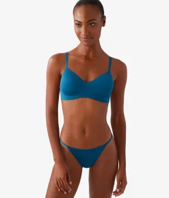 Wacoal Seamless|Wireless * Spotlight Wire Free T-Shirt Bra Moroccan Blue