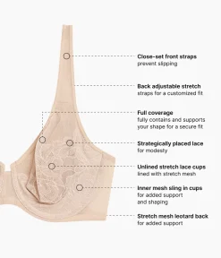 Wacoal Full Figure|Seamless * Stark Beauty Underwire Bra Sand