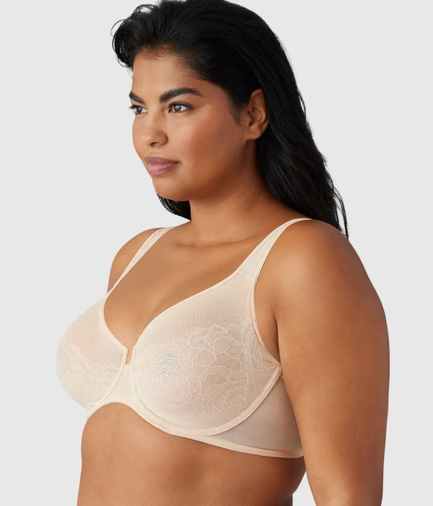 Wacoal Full Figure|Seamless * Stark Beauty Underwire Bra Sand