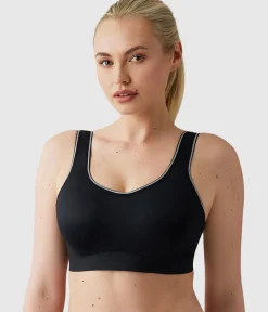 Wacoal Unlined|Sport * Sydney Sport Underwire Bra Black