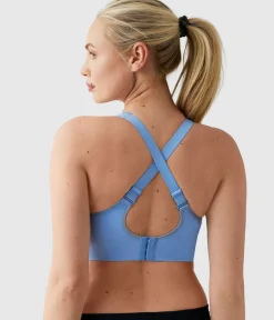 Wacoal Unlined|Sport * Sydney Sport Underwire Bra Bel Air Blue