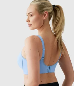 Wacoal Unlined|Sport * Sydney Sport Underwire Bra Bel Air Blue