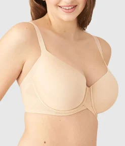 Wacoal Full Figure|Seamless * Ultimate Side Smoother Underwire T-Shirt Bra Sand