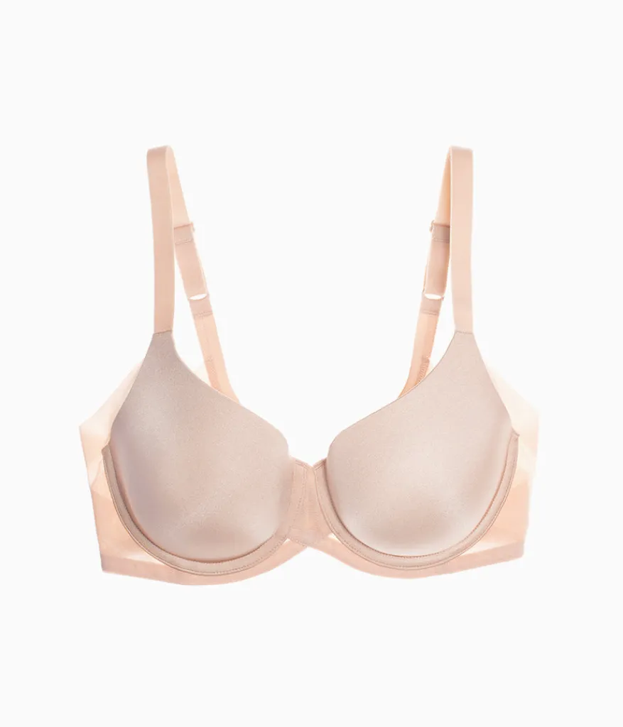 Wacoal Full Figure|Seamless * Ultimate Side Smoother Underwire T-Shirt Bra Sand