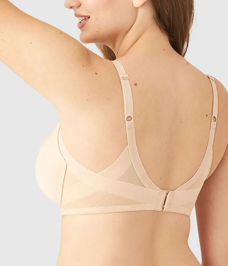 Wacoal Full Figure|Seamless * Ultimate Side Smoother Underwire T-Shirt Bra Sand