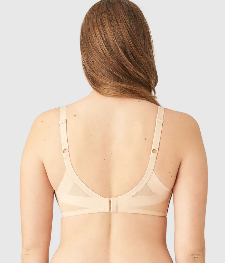 Wacoal Wireless * Ultimate Side Smoother Wire Free T-Shirt Bra Sand