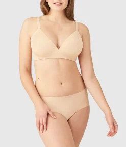 Wacoal Wireless * Ultimate Side Smoother Wire Free T-Shirt Bra Sand