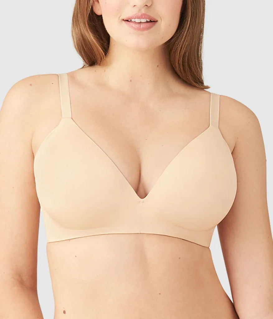 Wacoal Wireless * Ultimate Side Smoother Wire Free T-Shirt Bra Sand