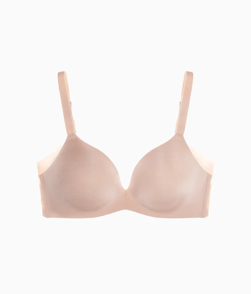 Wacoal Wireless * Ultimate Side Smoother Wire Free T-Shirt Bra Sand