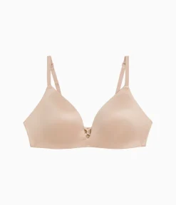 Wacoal Seamless|Wireless * Undercover Wire Free T-Shirt Bra Chai