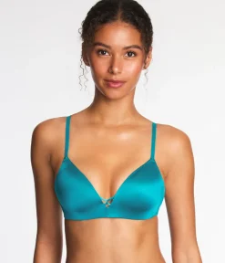 Wacoal Seamless|Wireless * Undercover Wire Free T-Shirt Bra Deep Lake