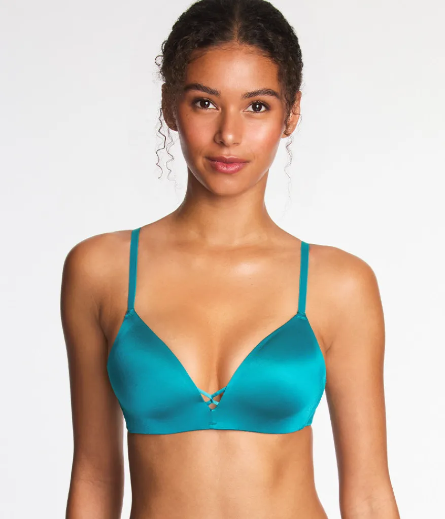 Wacoal Seamless|Wireless * Undercover Wire Free T-Shirt Bra Deep Lake