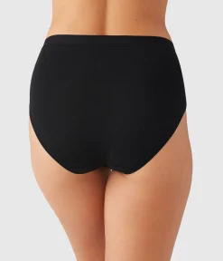 Wacoal Brief * Undertated Cotton Brief Black