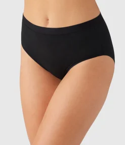 Wacoal Brief * Undertated Cotton Brief Black