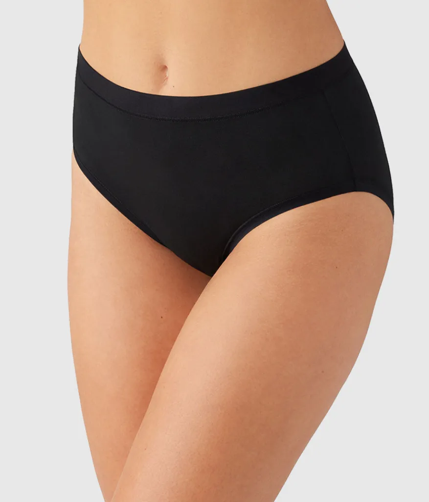 Wacoal Brief * Undertated Cotton Brief Black