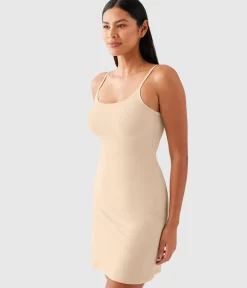 Wacoal Chemises & Bodysuits * Undertated Cotton Cheie Sand